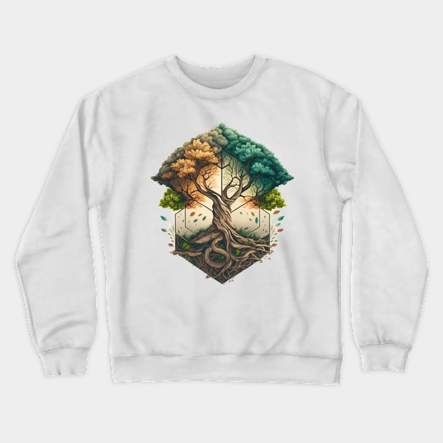 Mother Tree - Designs for a Green Future Crewneck Sweatshirt by Greenbubble